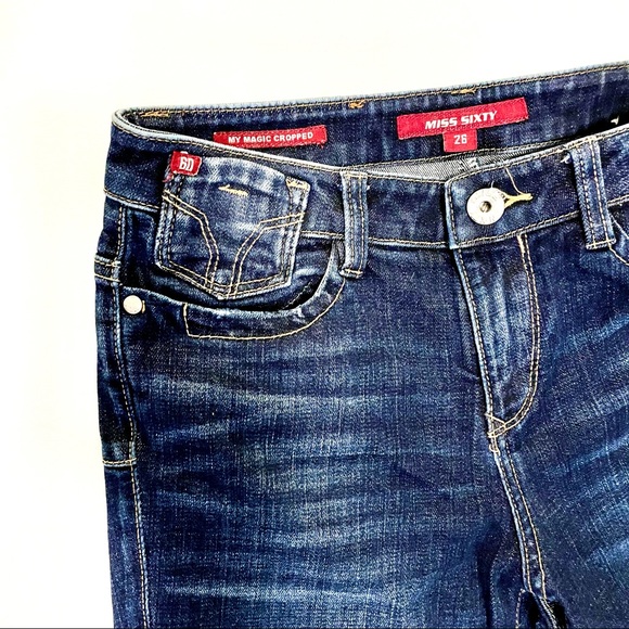 Miss Sixty My Magic Cropped Jeans 26 - Picture 6 of 6